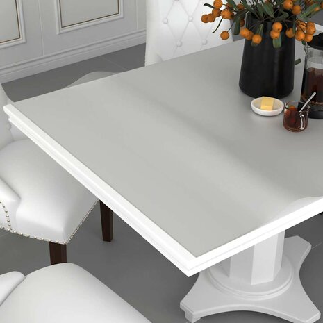 Tafelbeschermer 80x80 cm 1,6 mm PVC mat 1