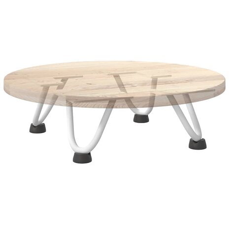 Tafelpoten voor Salontafel 4 st 10 cm massief staal wit 8