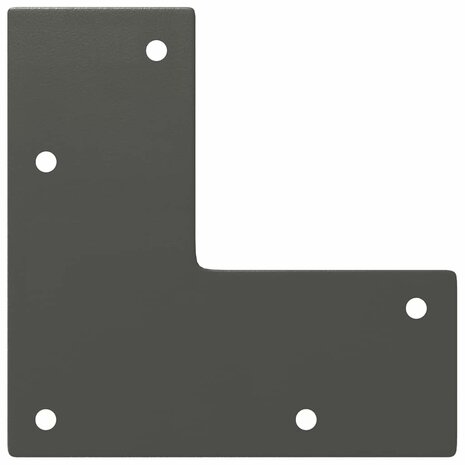 Tafelpoten voor Salontafel 4 st 10 cm massief staal antracietkleurig 7