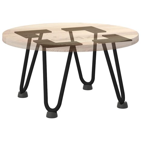 Tafelpoten voor Salontafel 4 st 20 cm massief staal zwart 8