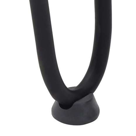 Tafelpoten voor Salontafel 4 st 20 cm massief staal zwart 9