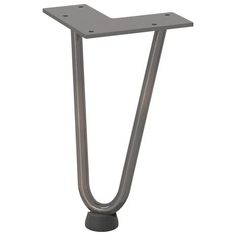 Tafelpoten voor Salontafel 4 st 20 cm massief staal naturel 4