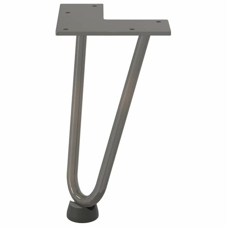Tafelpoten voor Salontafel 4 st 20 cm massief staal naturel 5