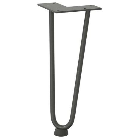 Tafelpoten voor Salontafel 4 st 30 cm massief staal antracietkleurig 4