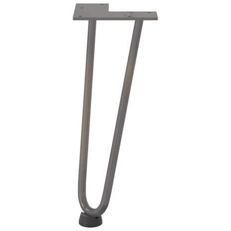 Tafelpoten voor Salontafel 4 st 30 cm massief staal naturel 5