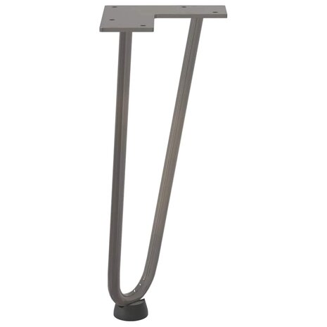 Tafelpoten voor Salontafel 4 st 30 cm massief staal naturel 6
