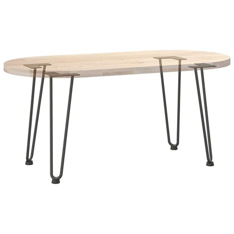 Tafelpoten voor Salontafel 4 st 42 cm massief staal zwart 8