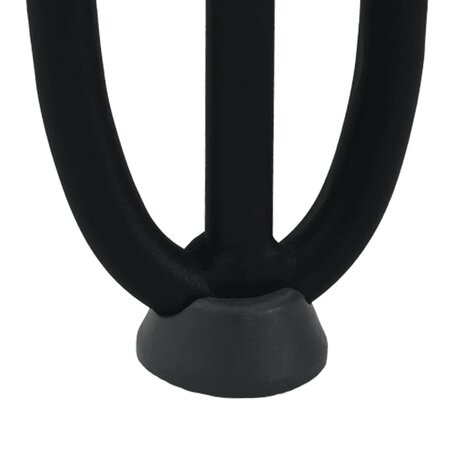 Tafelpoten voor Salontafel 4 st 10 cm massief staal zwart 9