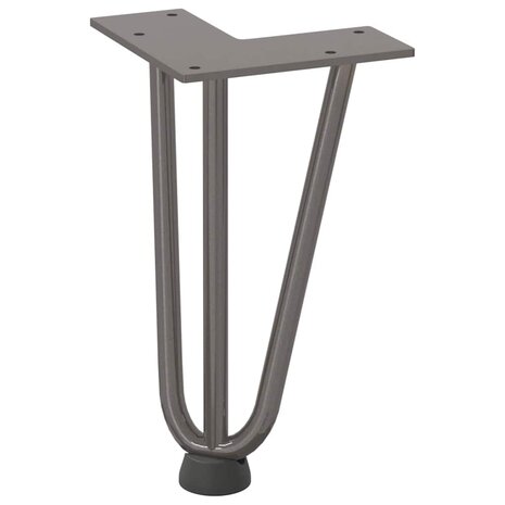 Tafelpoten voor Salontafel 4 st 20 cm massief staal naturel 4
