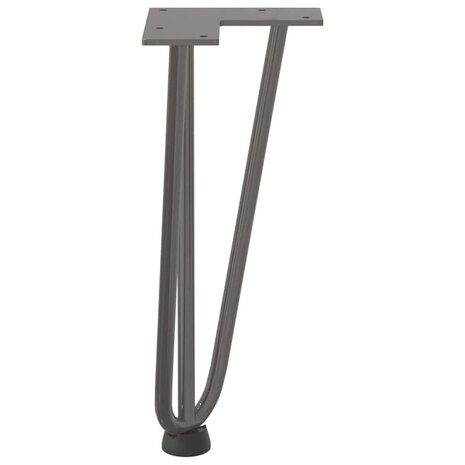 Tafelpoten voor Salontafel 4 st 30 cm massief staal naturel 6