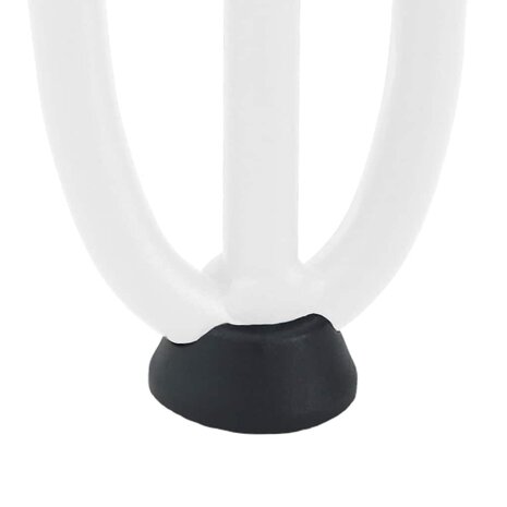 Tafelpoten voor Salontafel 4 st 42 cm massief staal wit 9