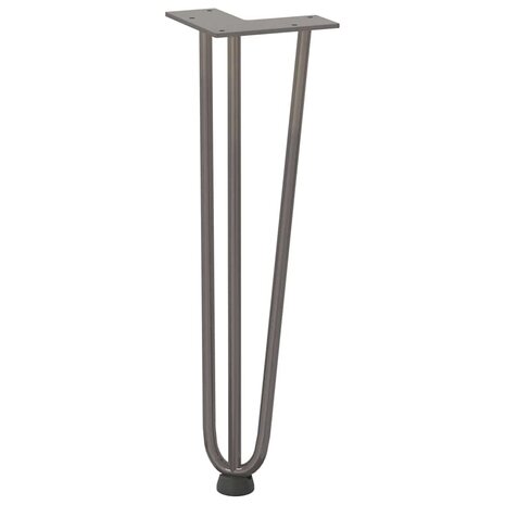 Tafelpoten voor Salontafel 4 st 42 cm massief staal naturel 4