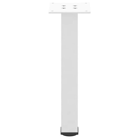 Salontafelpoten 4 st 30-32 cm staal wit 6