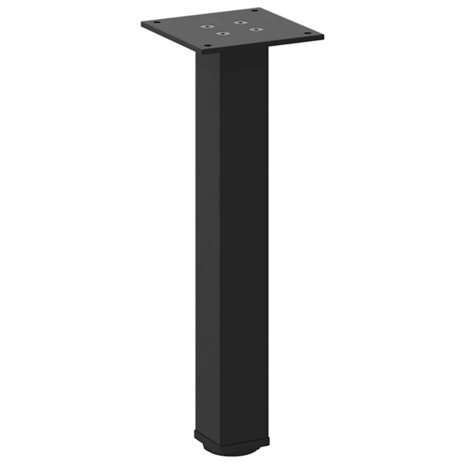 Salontafelpoten 4 st 42-44 cm staal zwart 4