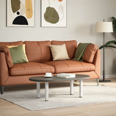 Salontafelpoten 4 st 42-44 cm staal wit 3