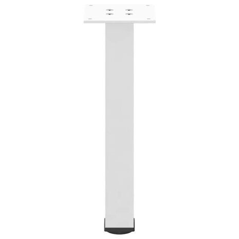 Salontafelpoten 4 st 42-44 cm staal wit 5