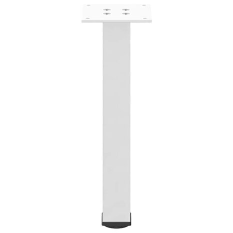 Salontafelpoten 4 st 42-44 cm staal wit 6