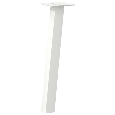 Salontafelpoten 4 st 30 cm staal wit 2