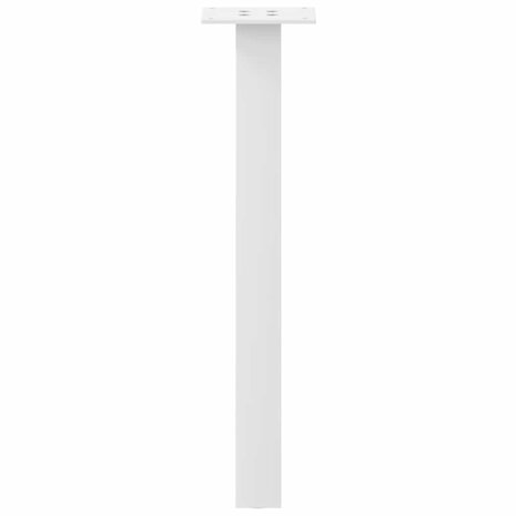 Salontafelpoten 4 st 30 cm staal wit 5