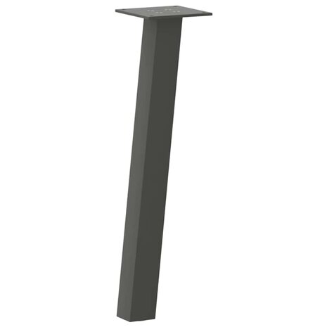 Salontafelpoten 4 st 30 cm staal antraciet 2