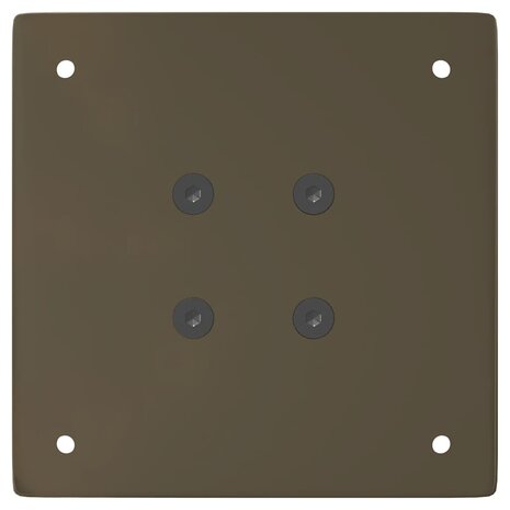 Salontafelpoten 4 st 30 cm staal naturel 6