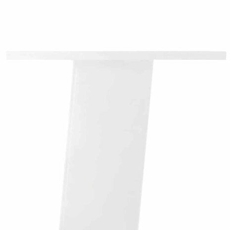 Salontafelpoten 4 st 42 cm staal wit 9