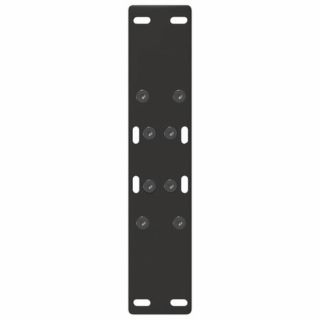 Salontafelpoten 2 st A-vormig 38x(42-43) cm staal zwart 7