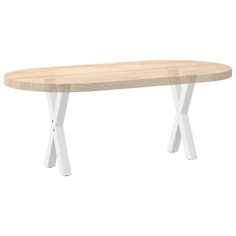 Salontafelpoten 2 st X-vormig 28x(42-43) cm staal wit 8