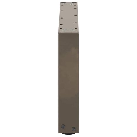 Salontafelpoten 2 st U-vormig 70x(30-31) cm staal naturel 6