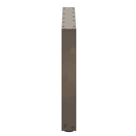 Salontafelpoten 2 st U-vormig 70x(42-43) cm staal naturel 6