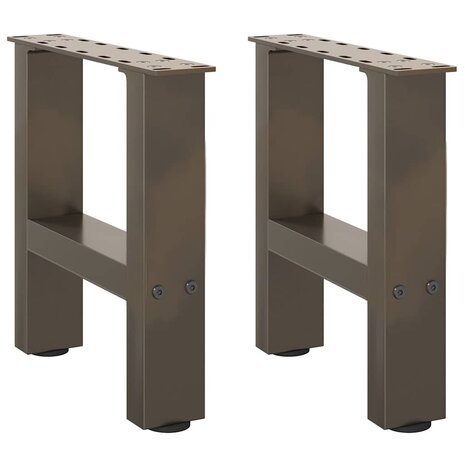 Salontafelpoten 2 st 30x (30-31) cm staal naturel staal 1
