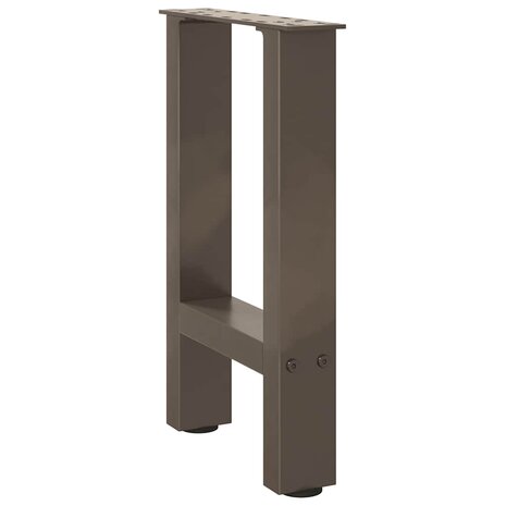 Salontafelpoten 2 st 28x(42-43) cm staal naturel 4