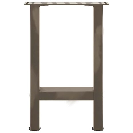 Salontafelpoten 2 st 28x(42-43) cm staal naturel 5