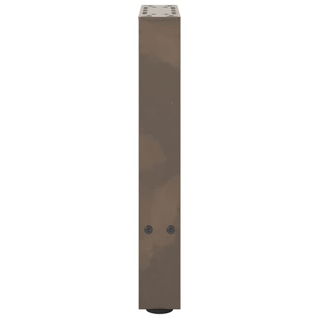 Salontafelpoten 2 st 28x(42-43) cm staal naturel 6