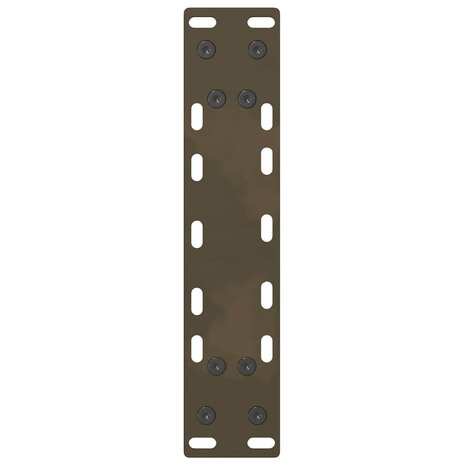 Salontafelpoten 2 st 28x(42-43) cm staal naturel 7