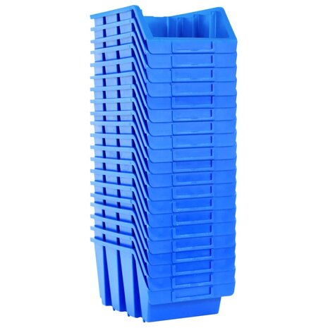 Stapelbakken 20 st kunststof blauw 3