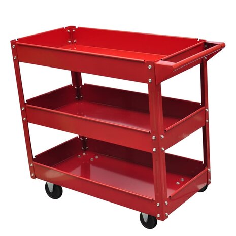 Gereedschapswagen 100 kg rood 1