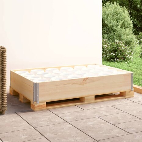 Palletopzetrand 80x120 cm massief grenenhout 1