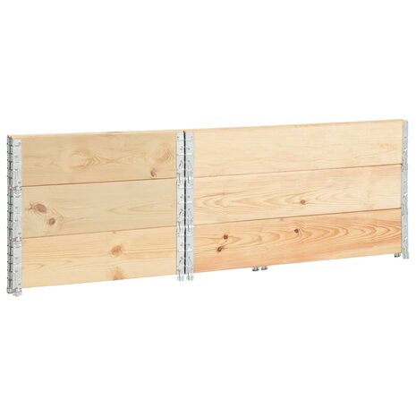 Palletopzetranden 3 st 80x120 cm massief grenenhout 4