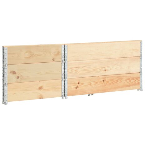 Palletopzetranden 3 st 50x100 cm massief grenenhout 4