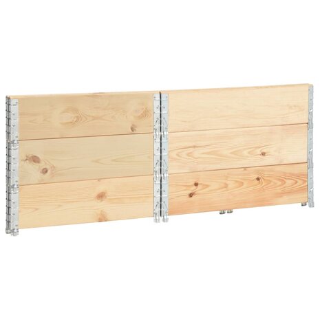 Palletopzetranden 3 st 100x100 cm massief grenenhout 4
