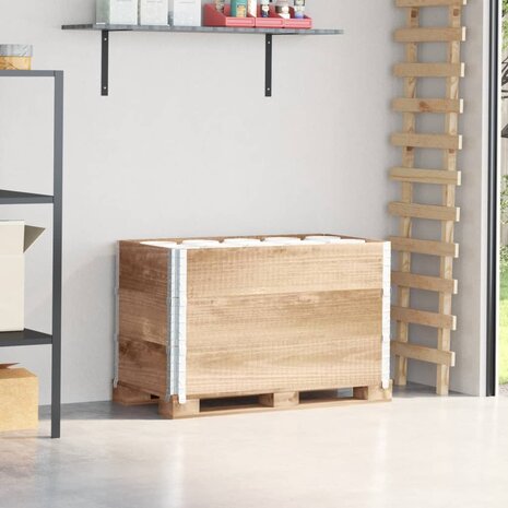 Palletopzetranden 3 st 100x50 cm massief grenenhout 1
