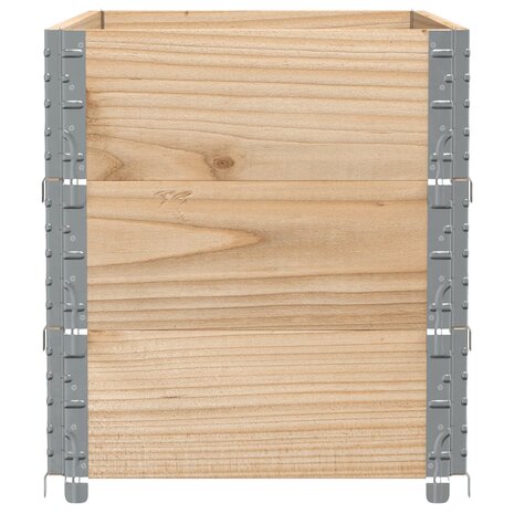 Palletopzetranden 3 st 100x50 cm massief grenenhout 4
