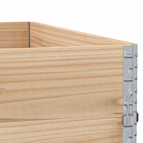 Palletopzetranden 3 st 100x100 cm massief grenenhout 7