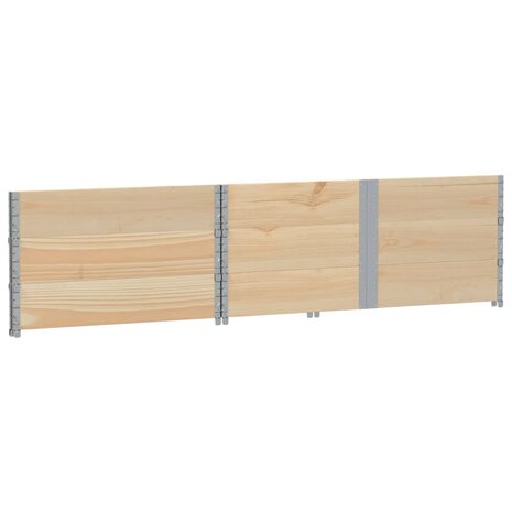 Palletopzetranden 3 st 150x100 cm massief grenenhout 4