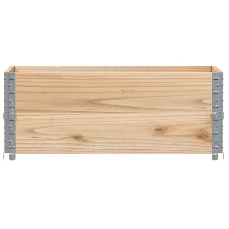 Palletopzetranden 2 st 100x50 cm massief grenenhout 3