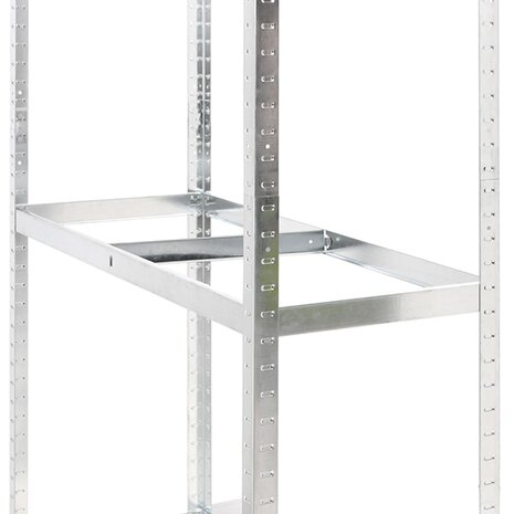 Bandenrekken 3-laags 2 st 110x40x200 cm staal zilverkleurig 8