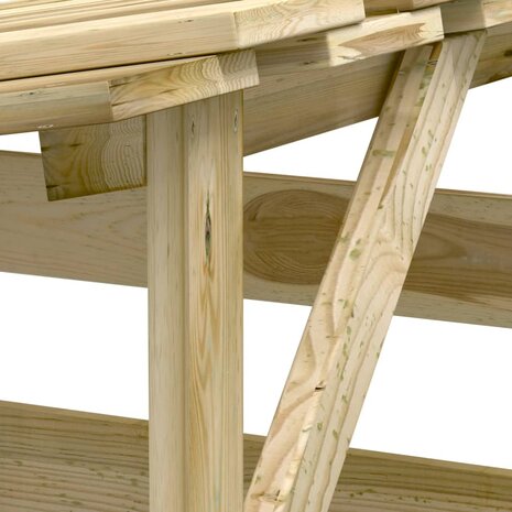 Pergola's met dak 3 st 100x90x100 cm ge&iuml;mpregneerd grenenhout 7
