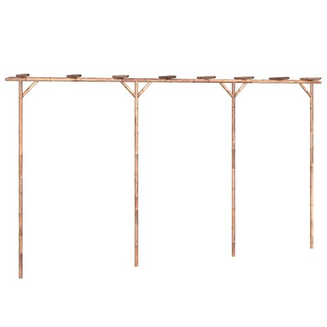 Pergola 385x40x205 cm bamboe 2