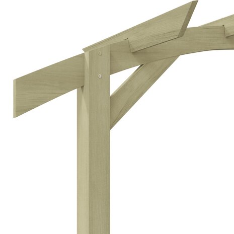 Pergola 180x210x40 cm ge&iuml;mpregneerd grenenhout 4